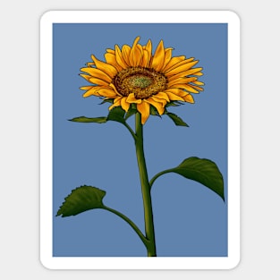 Colorful Sunflower Sticker